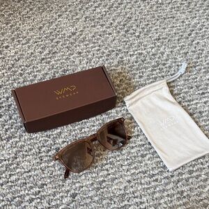 VMP Eyewear gradient Brown Sunglasses - modern polarized - never worn